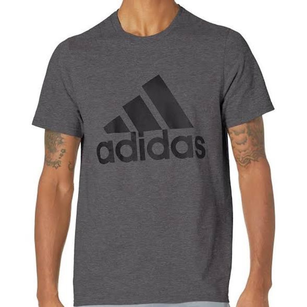 Adidas Gray and Black T shirt. - Picture 2 of 3